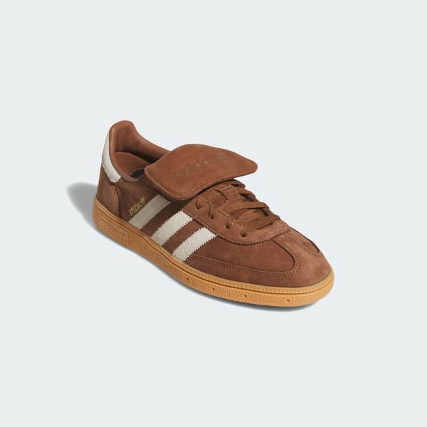 Shop Adidas Handball Spezial 二手鞋 棕色/奶油白/生膠鞋底 JR4879