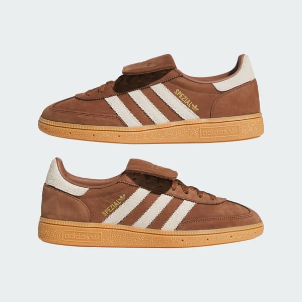 Sizing Adidas Handball Spezial 二手鞋 棕色/奶油白/生膠鞋底 JR4879