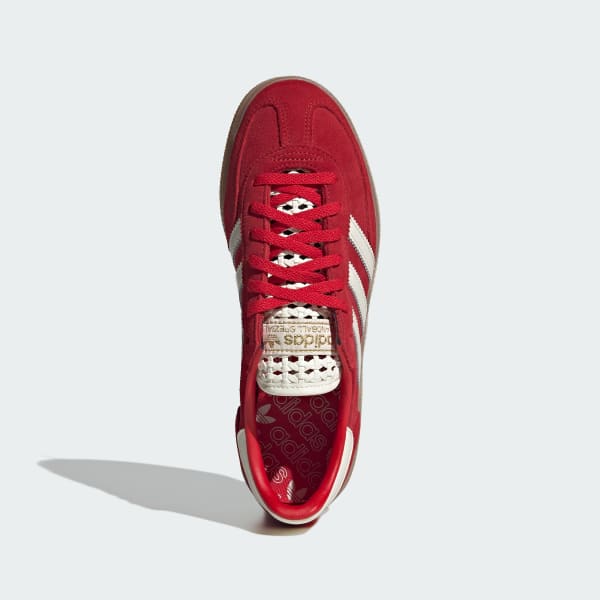 Order (W) 阿迪达斯 Handball Spezial 运动鞋 深红/米白/生胶 KK0442