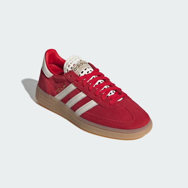 Shop (W) 阿迪达斯 Handball Spezial 运动鞋 深红/米白/生胶 KK0442