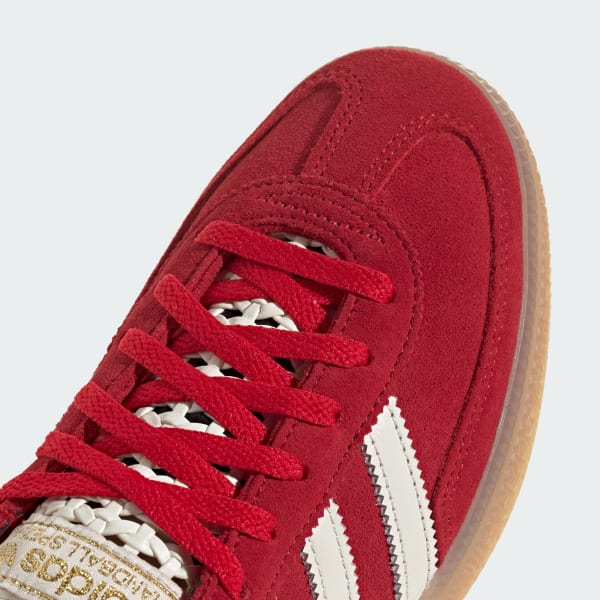 Cheap (W) 阿迪达斯 Handball Spezial 运动鞋 深红/米白/生胶 KK0442