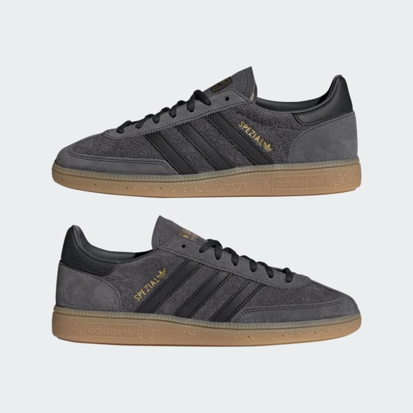 Sizing 阿迪达斯 Handball Spezial 运动鞋 碳黑/黑色/生胶 IH6506