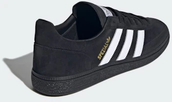 Details for Adidas Handball Spezial Core Black Cloud White Goud Metallic Sneakers HQ9194