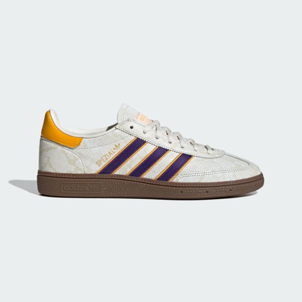 adidas Handball Spezial Sneakers Core White/Collegiate Purple/Crew Yellow KK1189