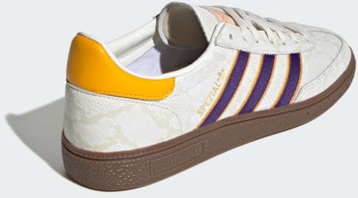 アディダス ハンドボール スペツィアル スニーカー コアホワイト/パープル/イエロー KK1189 Purchase アディダス ハンドボール スペツィアル スニーカー コアホワイト/パープル/イエロー KK1189