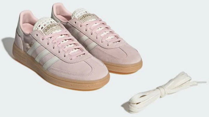 (W) 阿迪达斯 Handball Spezial 运动鞋 沙粉色/米白色/生胶 KK2785 Sizing (W) 阿迪达斯 Handball Spezial 运动鞋 沙粉色/米白色/生胶 KK2785