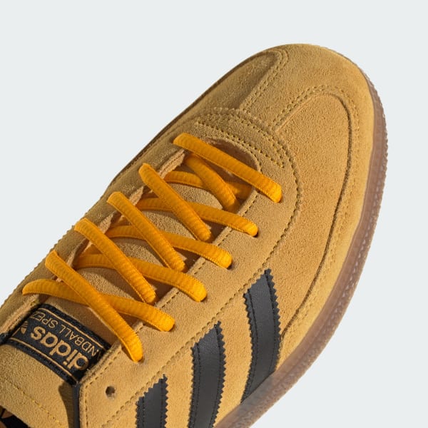 Cheap Adidas Handball Spezial 復古運動鞋 黃/咖啡膠底/黑 KJ5594