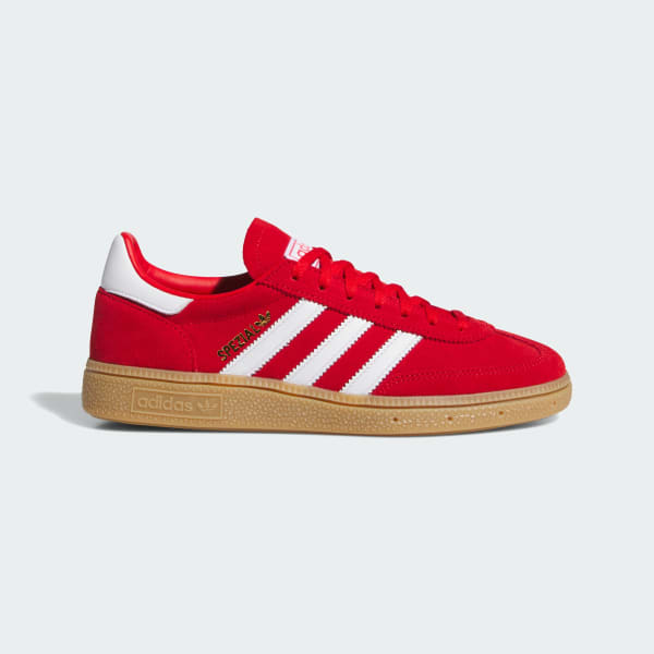 (Women) Adidas Handball Spezial W Shoes Better Scarlet/Cloud White/Gold Metallic KJ3806