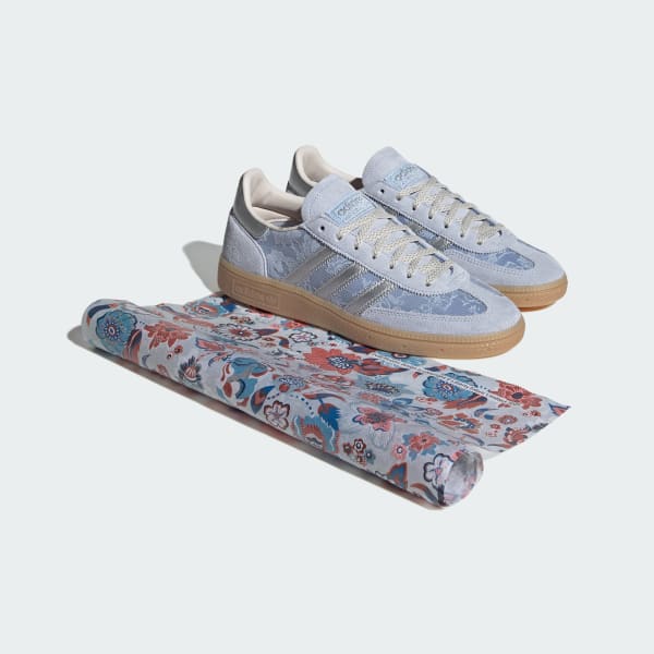 Order (W) 阿迪达斯Handball Spezial x Liberty London运动鞋 水晶蓝/银金属/白色 IH4505