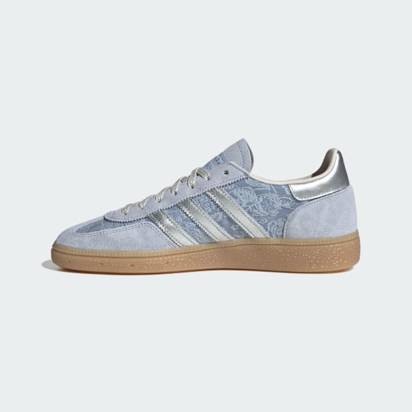 Sizing (W) 阿迪达斯Handball Spezial x Liberty London运动鞋 水晶蓝/银金属/白色 IH4505