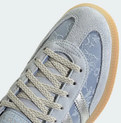 (W) 阿迪达斯Handball Spezial x Liberty London运动鞋 水晶蓝/银金属/白色 IH4505 1