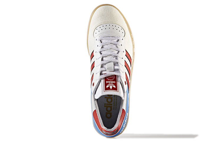 Shop adidas originals Handball Top 舒適耐磨休閒鞋 米紅 男女款