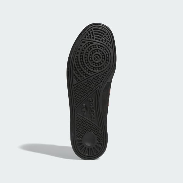 Shop アディダス ハンドボールトップ × マイク スニーカー コアブラック/セミインパクトオレンジ JR7105