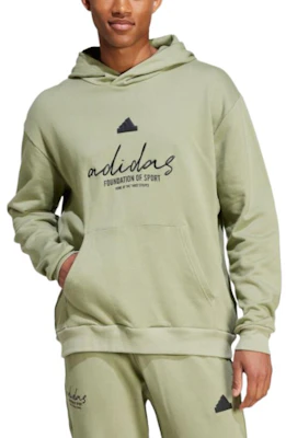 阿迪达斯手写印花连帽卫衣帐篷绿 IW3535 Lookbook 阿迪达斯手写印花连帽卫衣帐篷绿 IW3535