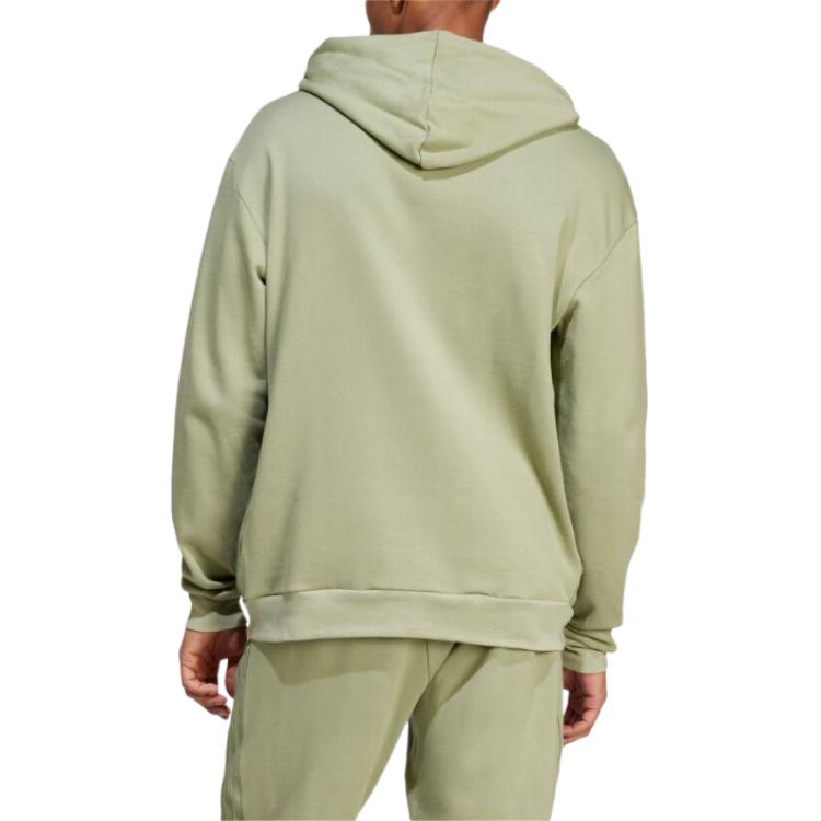 Shop 阿迪达斯手写印花连帽卫衣帐篷绿 IW3535