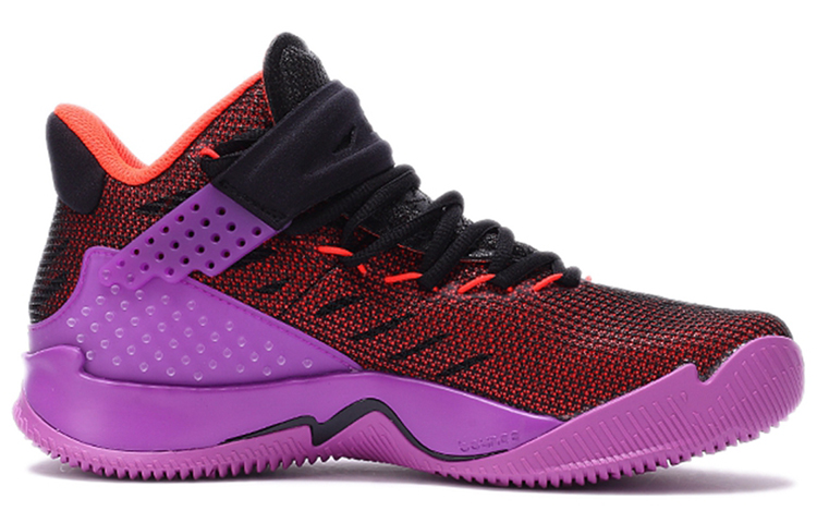 Order adidas Hard Court 耐磨防滑 中筒 實戰籃球鞋 男款 紅紫