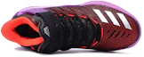 Shop adidas Hard Court 耐磨防滑 中筒 實戰籃球鞋 男款 紅紫