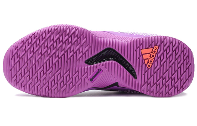 Details for adidas Hard Court 耐磨防滑 中筒 實戰籃球鞋 男款 紅紫