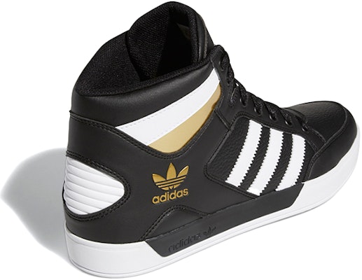 adidas Hard Court High 'Black White Gold' FV5327 Lookbook adidas Hard Court High 'Black White Gold' FV5327