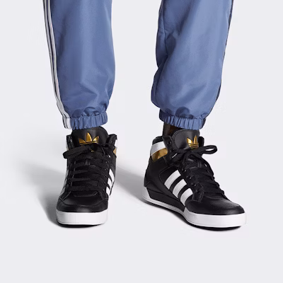 adidas Hard Court High 'Black White Gold' FV5327 Details for adidas Hard Court High 'Black White Gold' FV5327