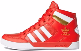 adidas Hard Court High 'Red White Gold' FV5328 adidas Hard Court High 'Red White Gold' FV5328