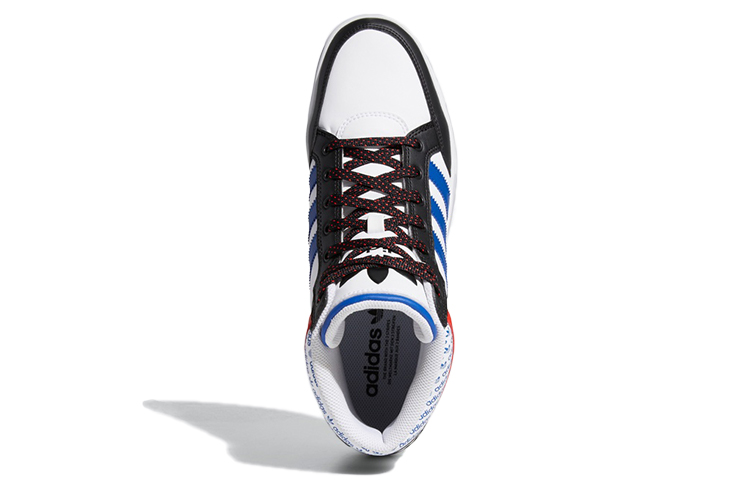 Purchase adidas originals Hard Court Hi 復古高幫休閒板鞋 男女同款 白藍紅
