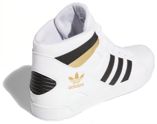 adidas Hard Court High 'Putih Hitam Emas' FV5329 Lookbook adidas Hard Court High 'Putih Hitam Emas' FV5329