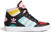 Order 大童 adidas originals Hardcourt Hi J 潮流百搭休閒 高筒 兒童板鞋 黑粉