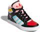 Lookbook 大童 adidas originals Hardcourt Hi J 潮流百搭休閒 高筒 兒童板鞋 黑粉