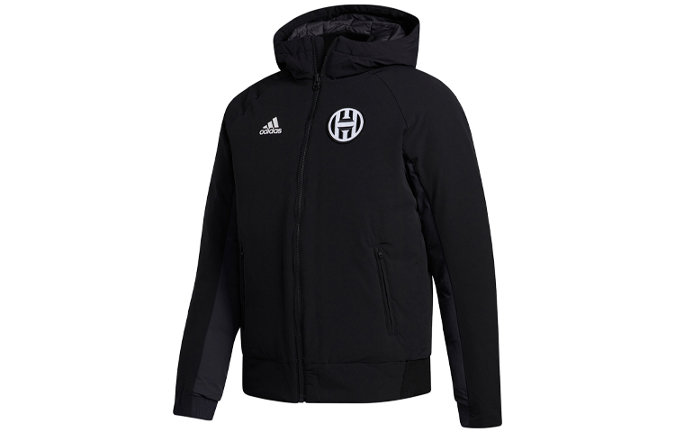 adidas Harden Basketball Training Windproof Hoodie Jacket Black GI6665