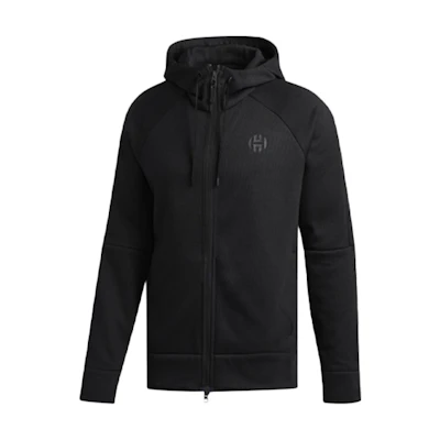 adidas Harden Camo Shooter Basketball Hoodie Jacket Black Men CW6906