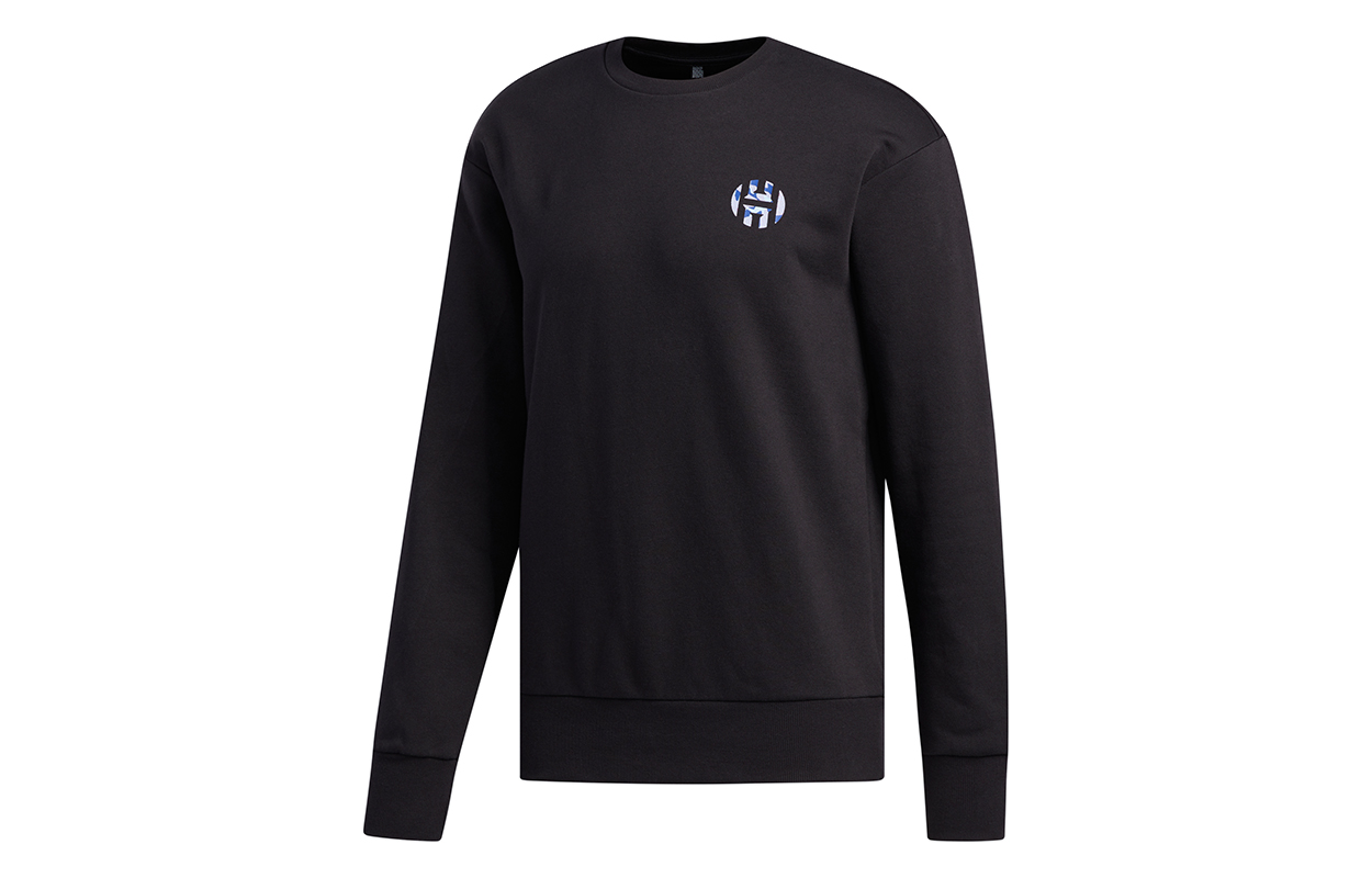 adidas Harden Crew Winter Basketball Sweatshirt Black FM0026