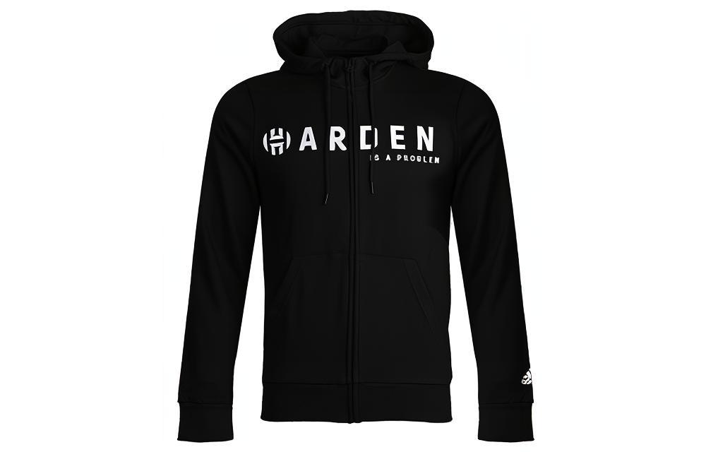adidas HARDEN FZ Retro Basketball Jacket Black DW8738