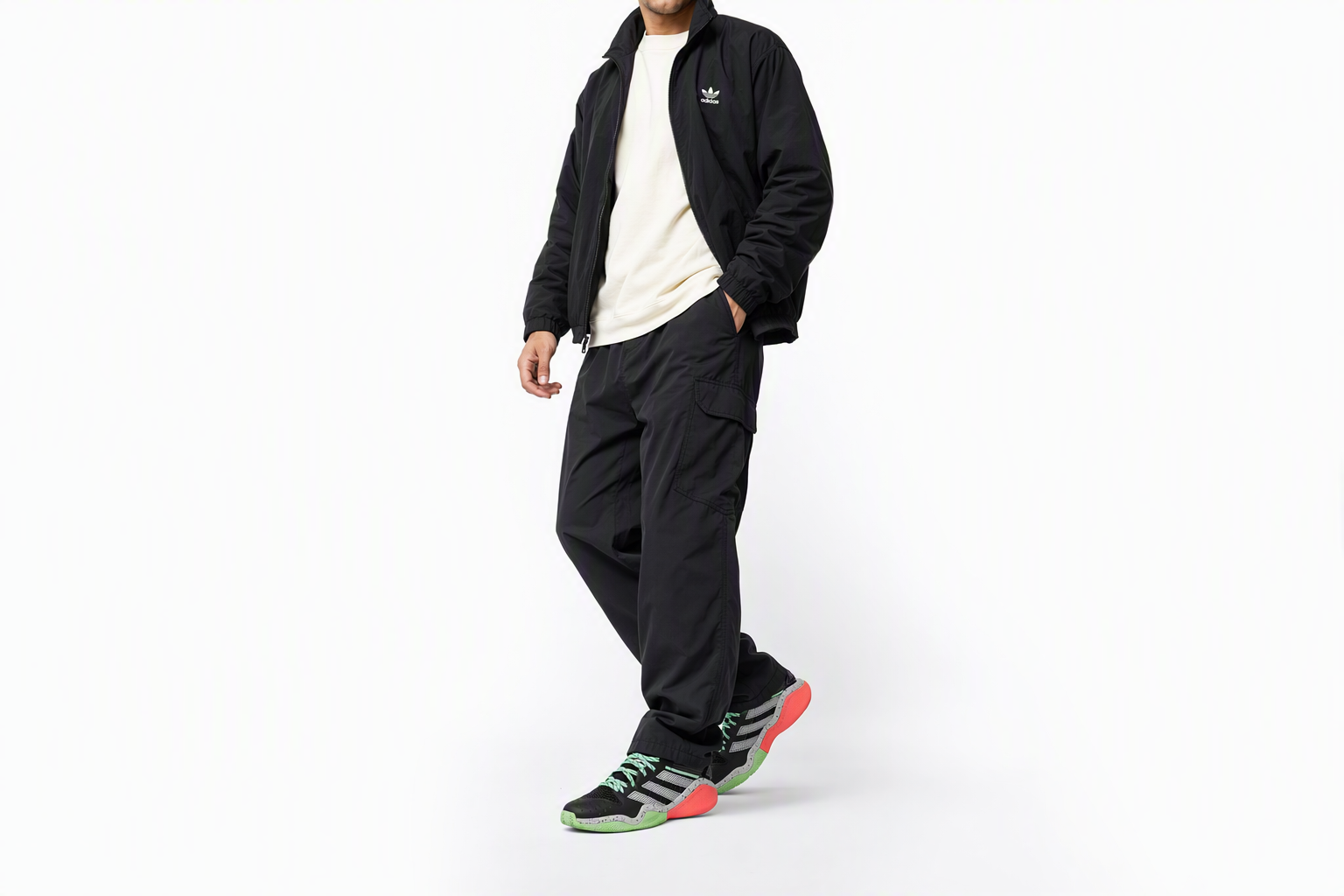 Order adidas Harden Stepback 哈登 低筒實戰籃球鞋 黑灰綠