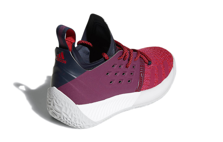 Shop adidas Harden Vol.2 J 耐磨 低幫 實戰籃球鞋 大童 寶石紅