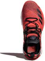 Shop Adidas Harden Vol.2 Path 哈登拼接實戰籃球鞋 男款 黑紅