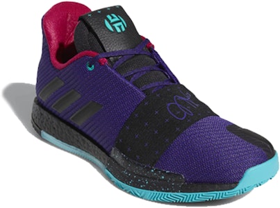 adidas Harden Vol.3 Drew League 減震防滑 低筒 籃球鞋 男款 黑紫 Lookbook adidas Harden Vol.3 Drew League 減震防滑 低筒 籃球鞋 男款 黑紫