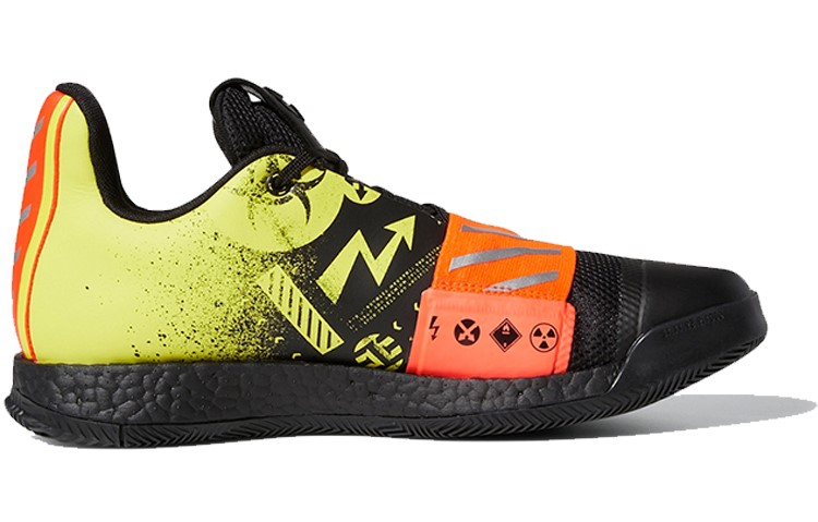 Order 阿迪达斯 哈登 Vol. 3 '放射性黄黑色' FV2592(YC)