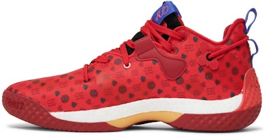 adidas Harden Vol. 6 'Rojo Vivo Monograma' HQ3884 Lookbook adidas Harden Vol. 6 'Rojo Vivo Monograma' HQ3884