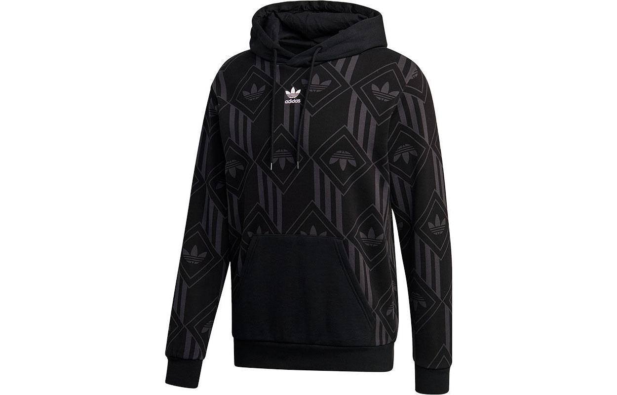 adidas HDY TNL Trefoil Geometric Logo Hoodie Black GD5840