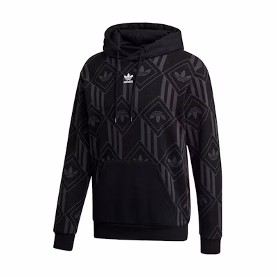 adidas HDY TNL Trefoil Geometric Logo Hoodie Black GD5840