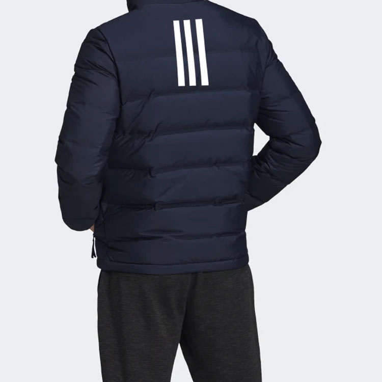 adidas Helionic 3S Navy Down Jacket Outdoor High Collar DZ1445 圖 5
