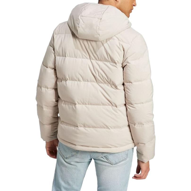 adidas Helionic  Water-Resistant Hooded Down Jacket Cream White. HY3934 圖 5