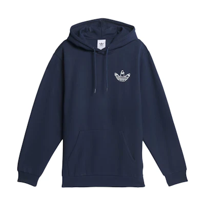 adidas Henry Jones Graphic Navy Hoodie Loose-Fit Fleece Pullover IU0134