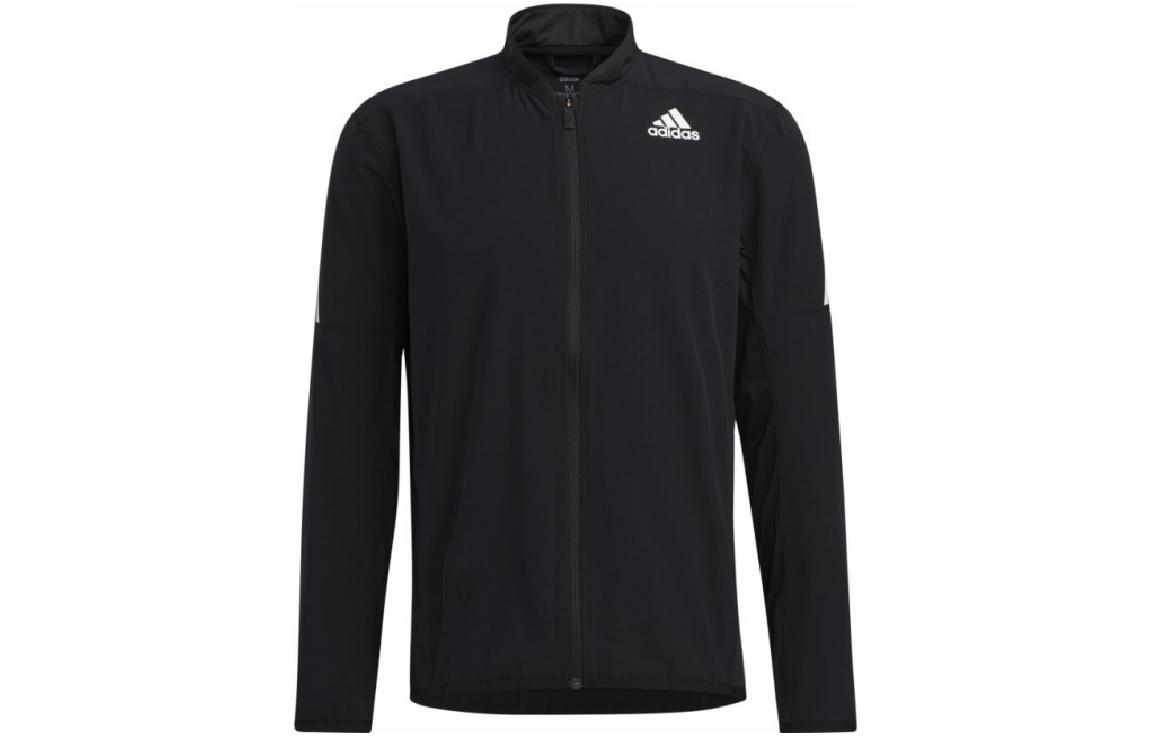 adidas High-Collar Logo Print Jacket GM0637
