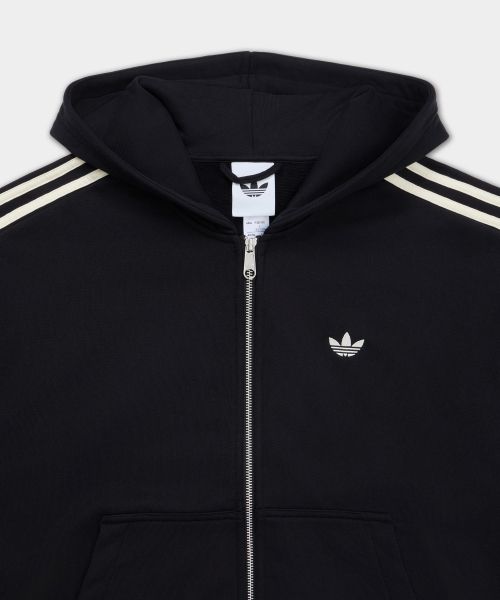Lookbook adidas Hood Zip-Up - Black/Cream White KC9315