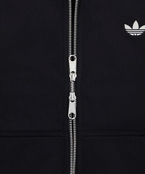 Details for adidas Hood Zip-Up - Black/Cream White KC9315