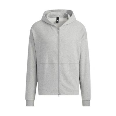 adidas Hooded Full-Zip Sweatshirt Grey Japan Exclusive Logo Hoodie Men HD0080