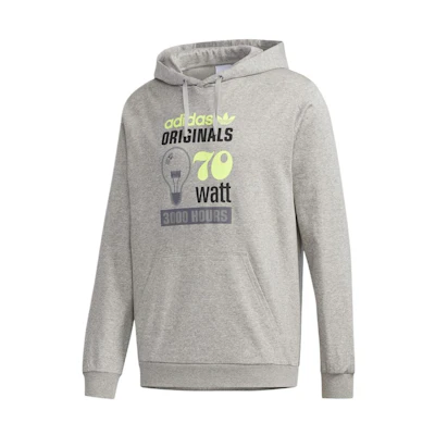 adidas Hoodie 70 Celeb Grey Men’s Casual Graphic Print Pullover FT5845