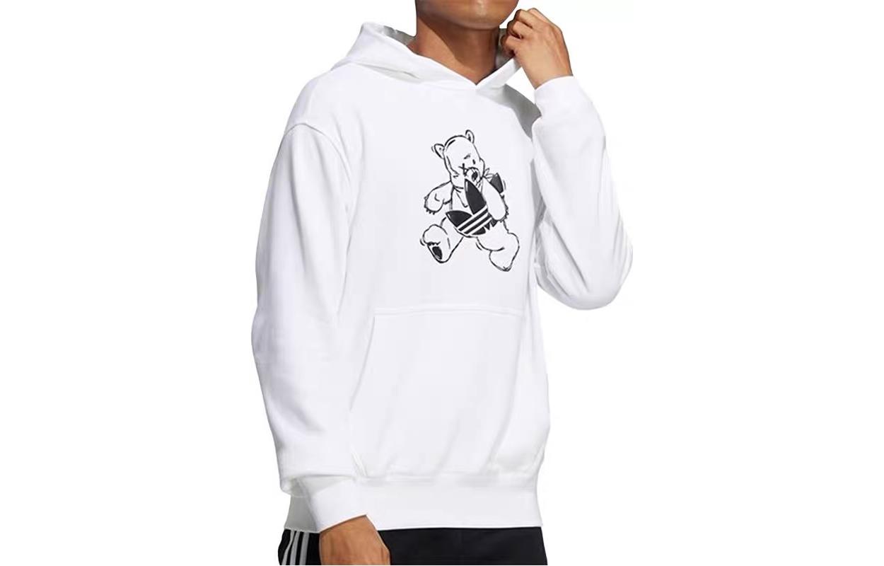 adidas Hoodie with Cartoon Anime Print Pullover Long Sleeve HL4104